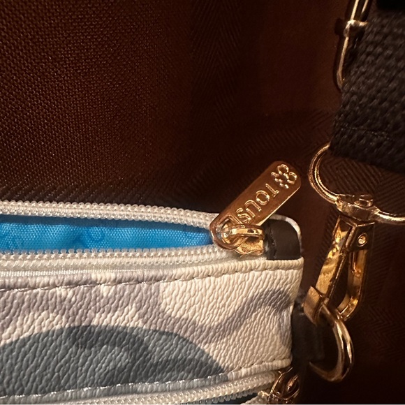 Tous Crossbody Purse Multicolor Adjustable Strap Signature Logo Bears excellent! - Picture 5 of 9